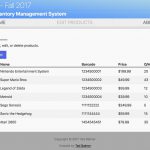 PHP/MySQL web development 2017 final project