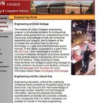 Union College Engineering website