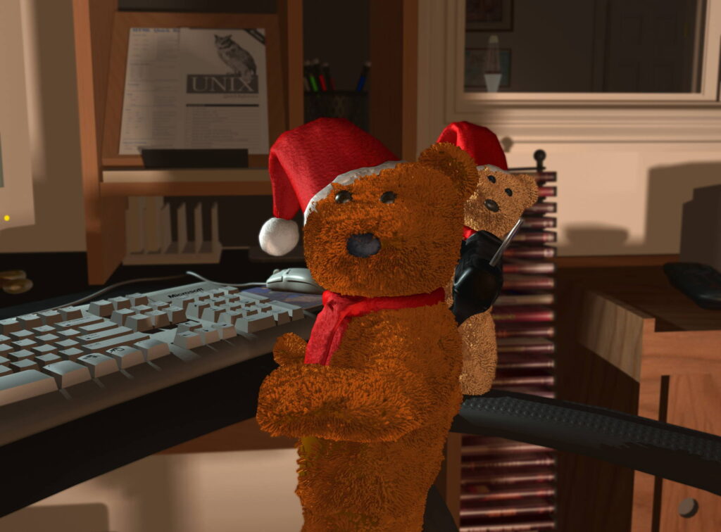 The Mischievous Bears screenshot of two bears looking at the camera