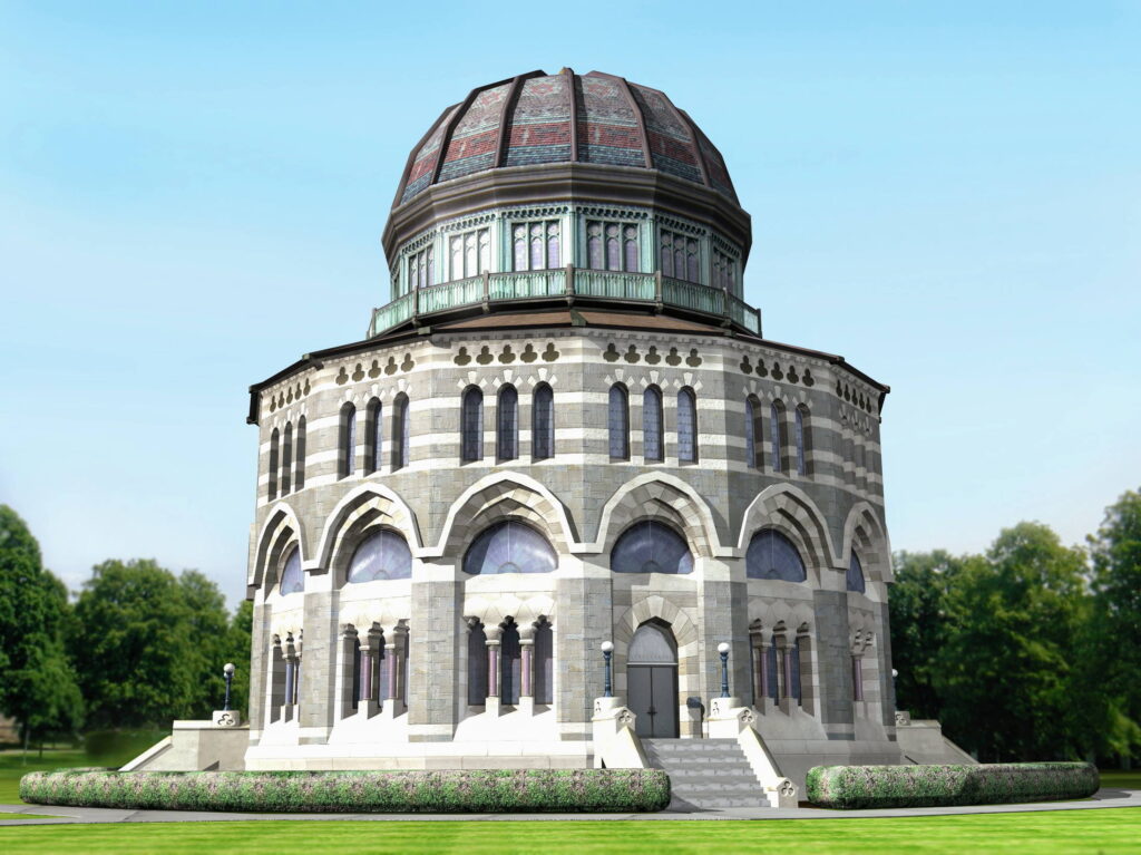 3D Rendering of the Nott Memorial