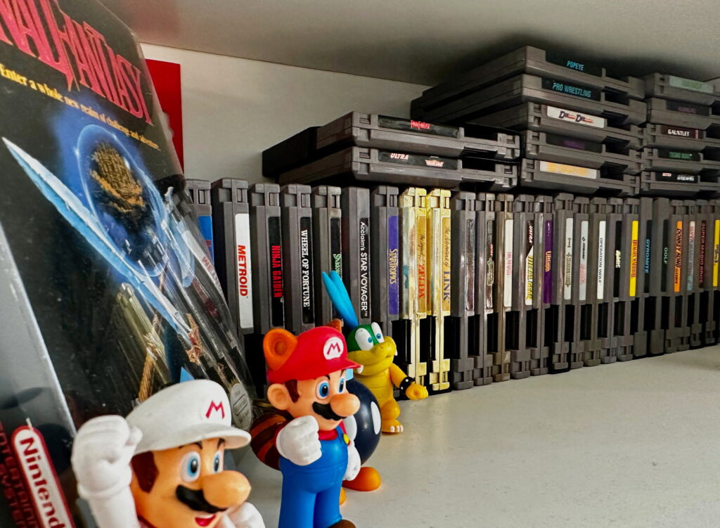 My current collection of Nintendo cartridges